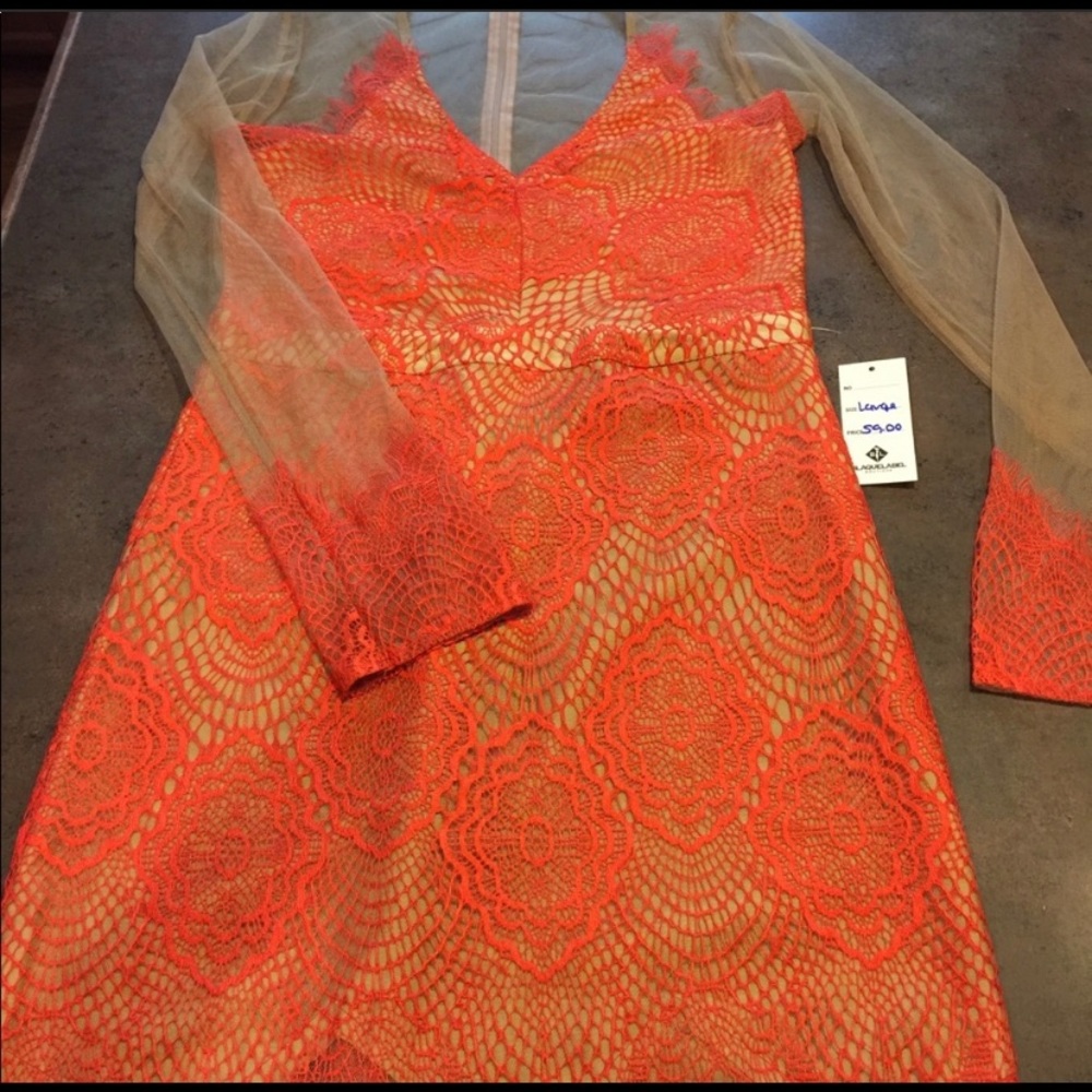 See through dress brand new